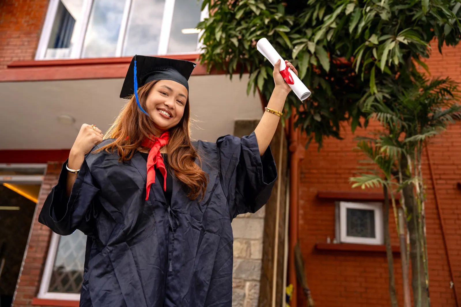 Techspire graduate on campus