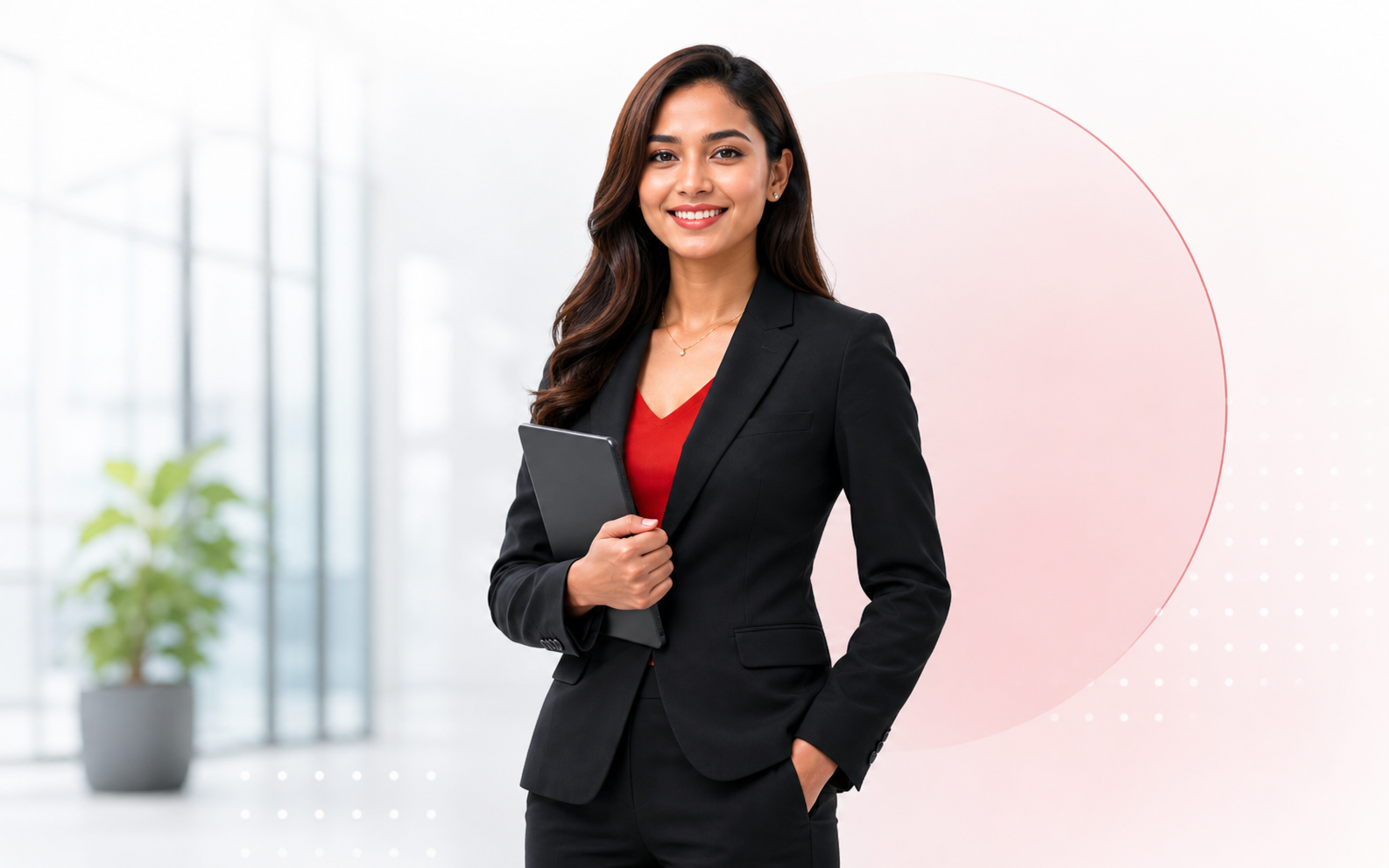 Professional business graduate in a suit representing MBA career growth